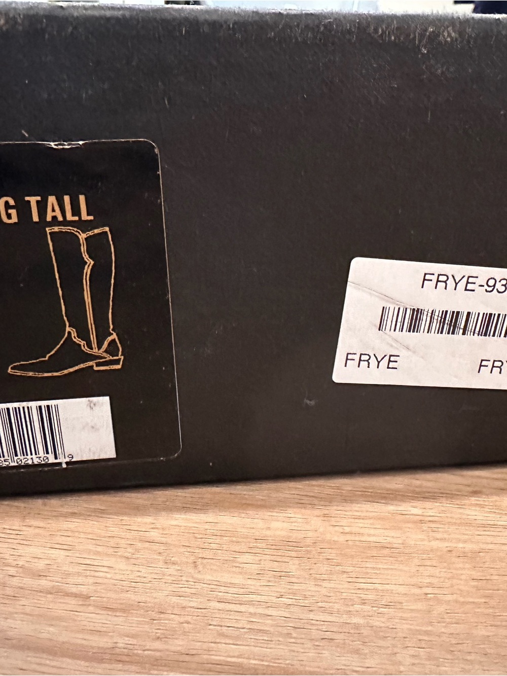 Frye Black Leather Knee-High Riding Boots-Carson Piping Tall boot - Picture 7 of 7